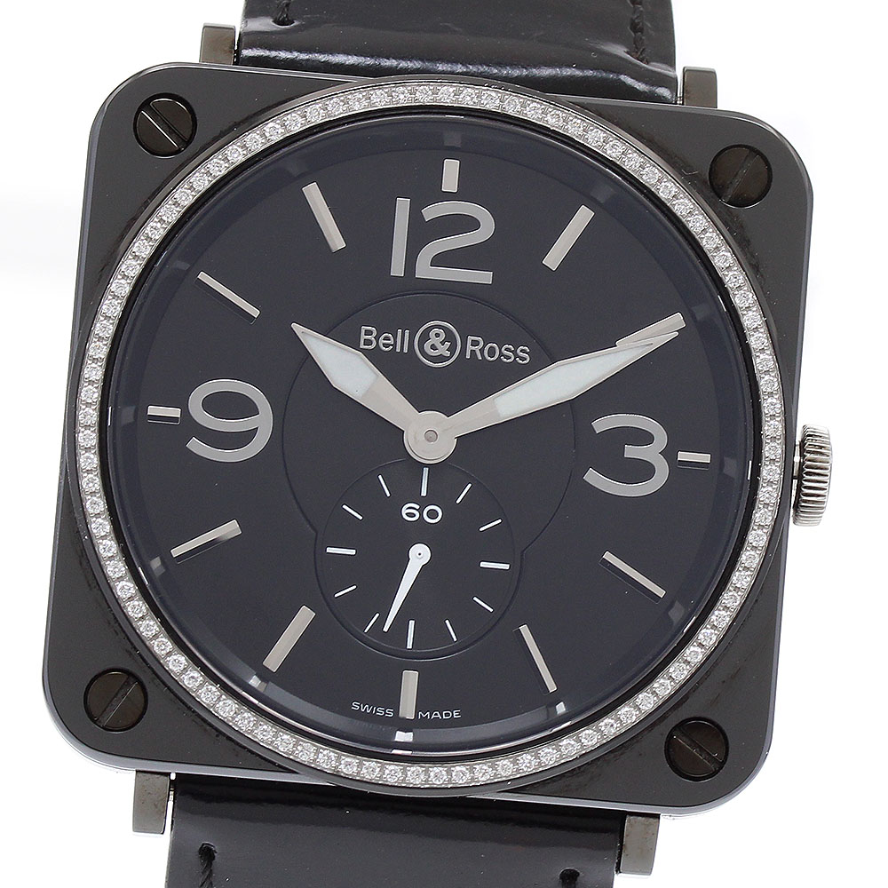 ベル＆ロス Bell＆Ross BRS-98-BCS ダイヤベゼル クォーツ レディース 美品 _899160【中古】 108,900円