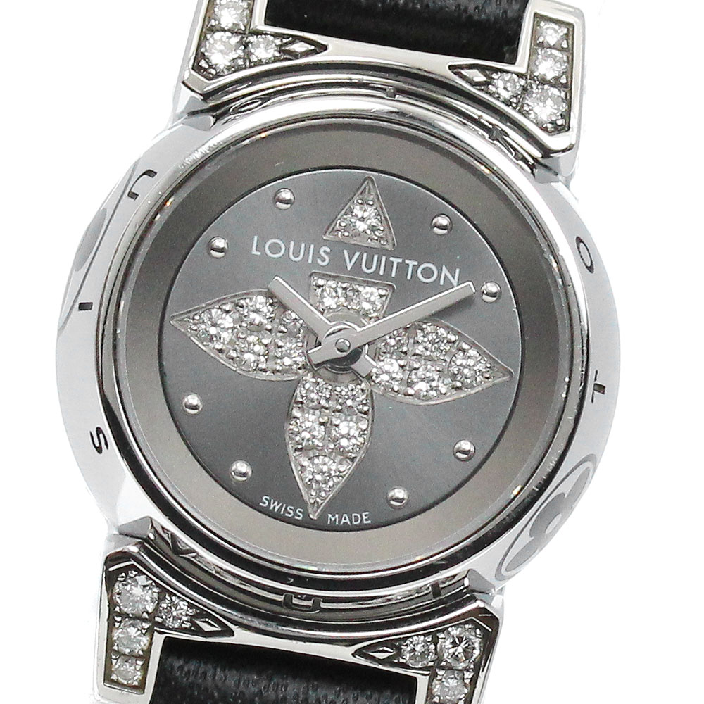 ルイヴィトン タンブール ビジュ Q151K ダイヤ QZ レディース 腕時計 ルイ・ヴィトン(LOUIS VUITTON)ルイ・ヴィトン タンブールビジュ
