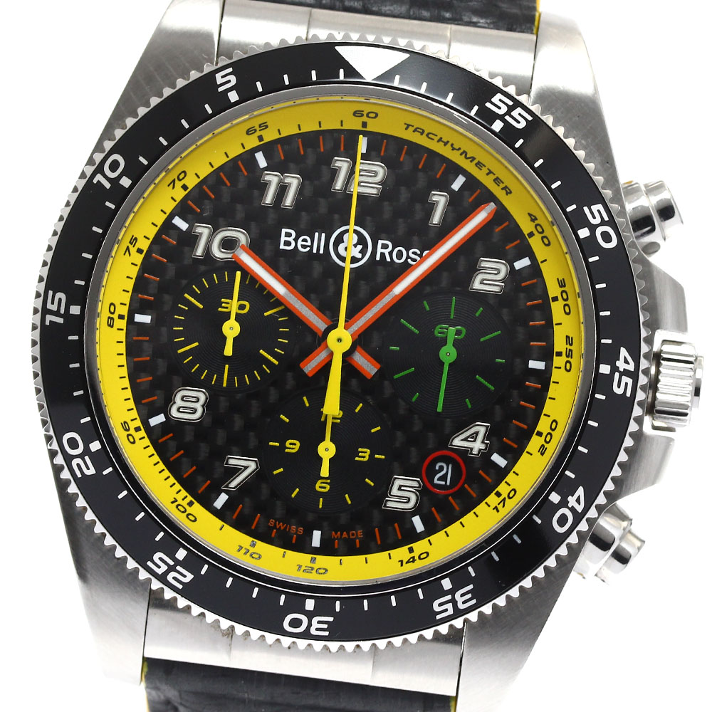 ベル＆ロス Bell＆Ross BRV3-94/BRV394-RS19/SCA デイト 自動巻き メンズ _896074【中古】