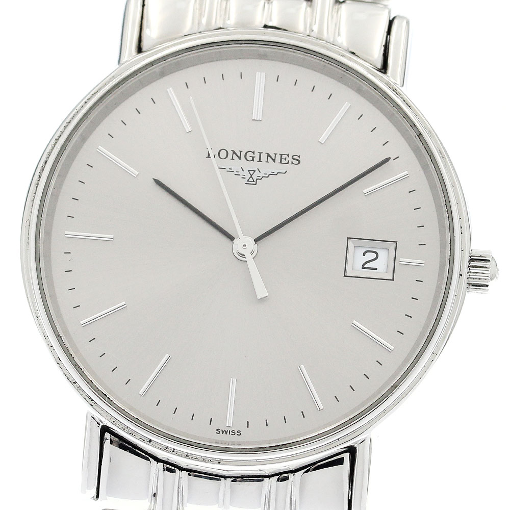 ロンジン LONGINES L4.720.4 グランドクラシック デイト クォーツ メンズ _896185【ev10】【中古】