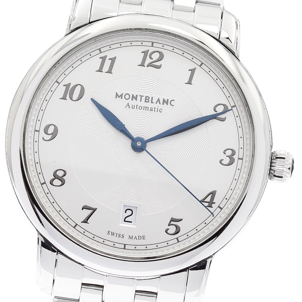 モンブラン MONTBLANC 117323 スター レガシー デイト 自動巻き メンズ 箱・保証書付き_900220【ev10】【中古】