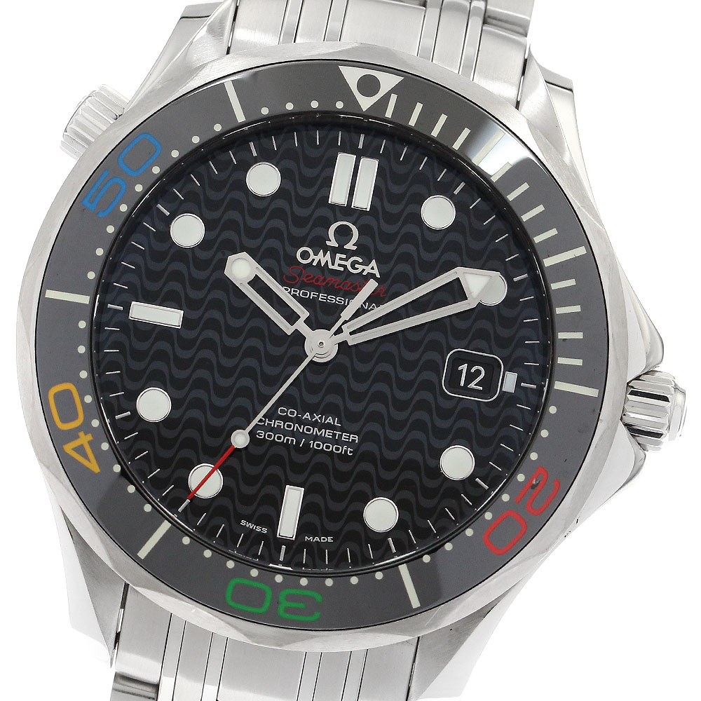 オメガ OMEGA 522.30.41.20.01.001 シーマスター300 2016リオオリンピック リミテッド 自動巻き メンズ 良品 _898711【中古】