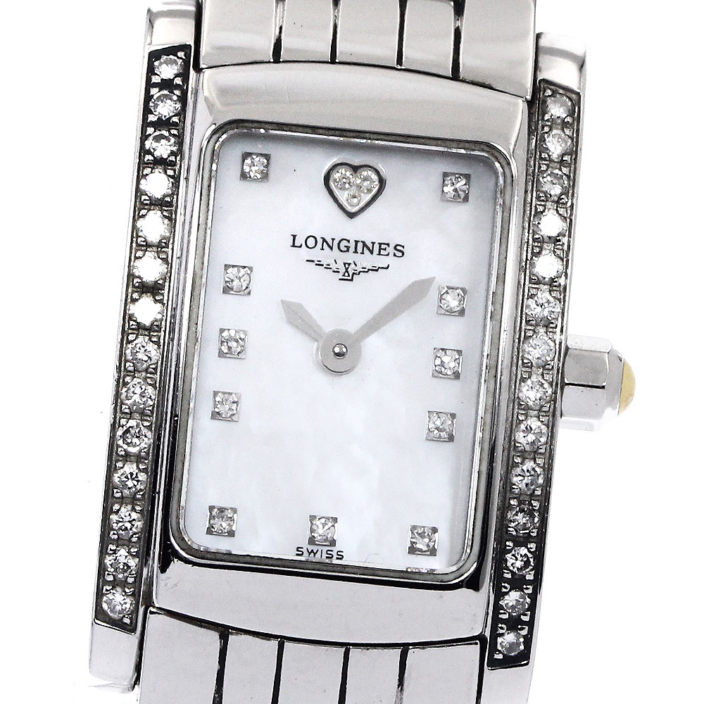 ロンジン LONGINES L5.158.0 ドルチェヴィータ 片方金剛石 石英 レディース 良品 _791871【中古】