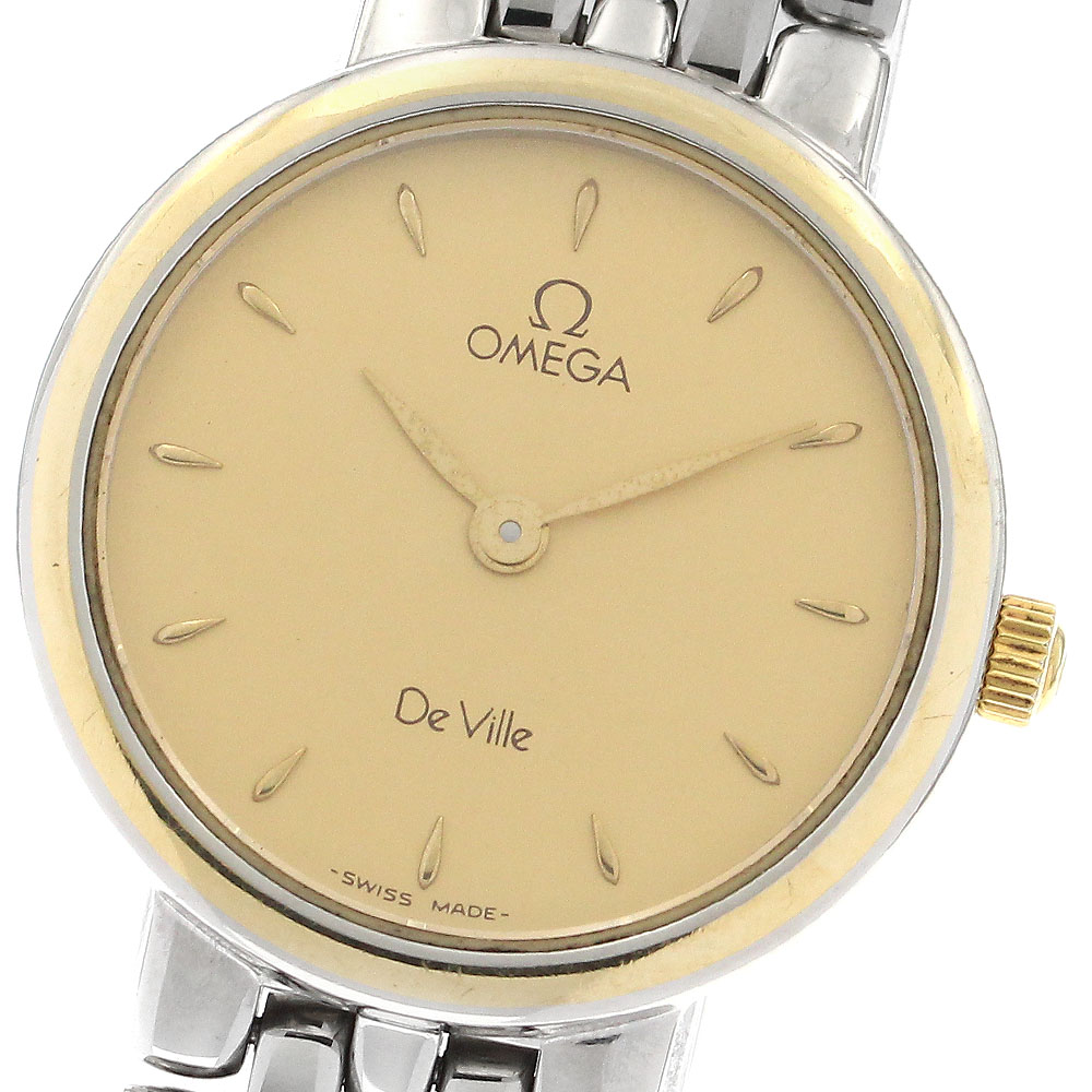 楽天市場】電池交換済 OMEGA オメガ デビル ダイヤベゼル 11P
