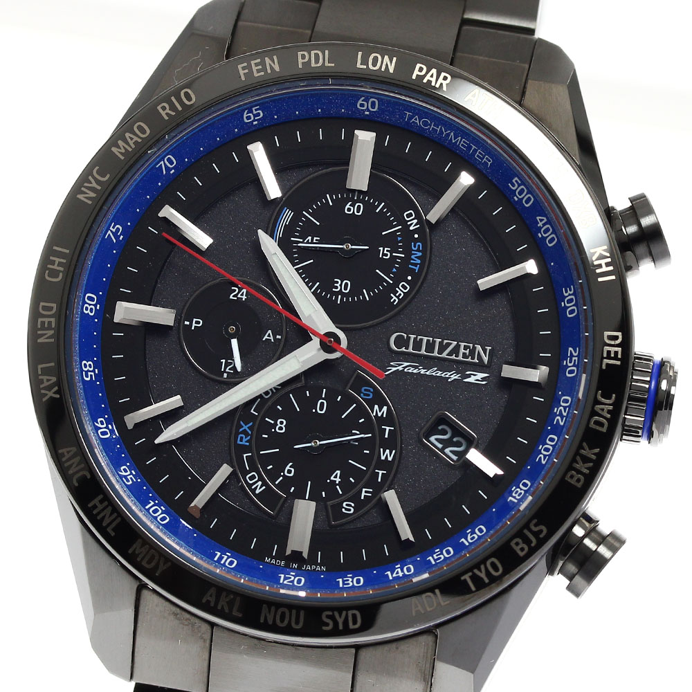 新品 未使用 シチズン アテッサ AT8185-97E チタン 電波 ソーラー 楽天市場】CITIZEN(シチズン) AT8185-97E アテッサ35周年 NISSAN
