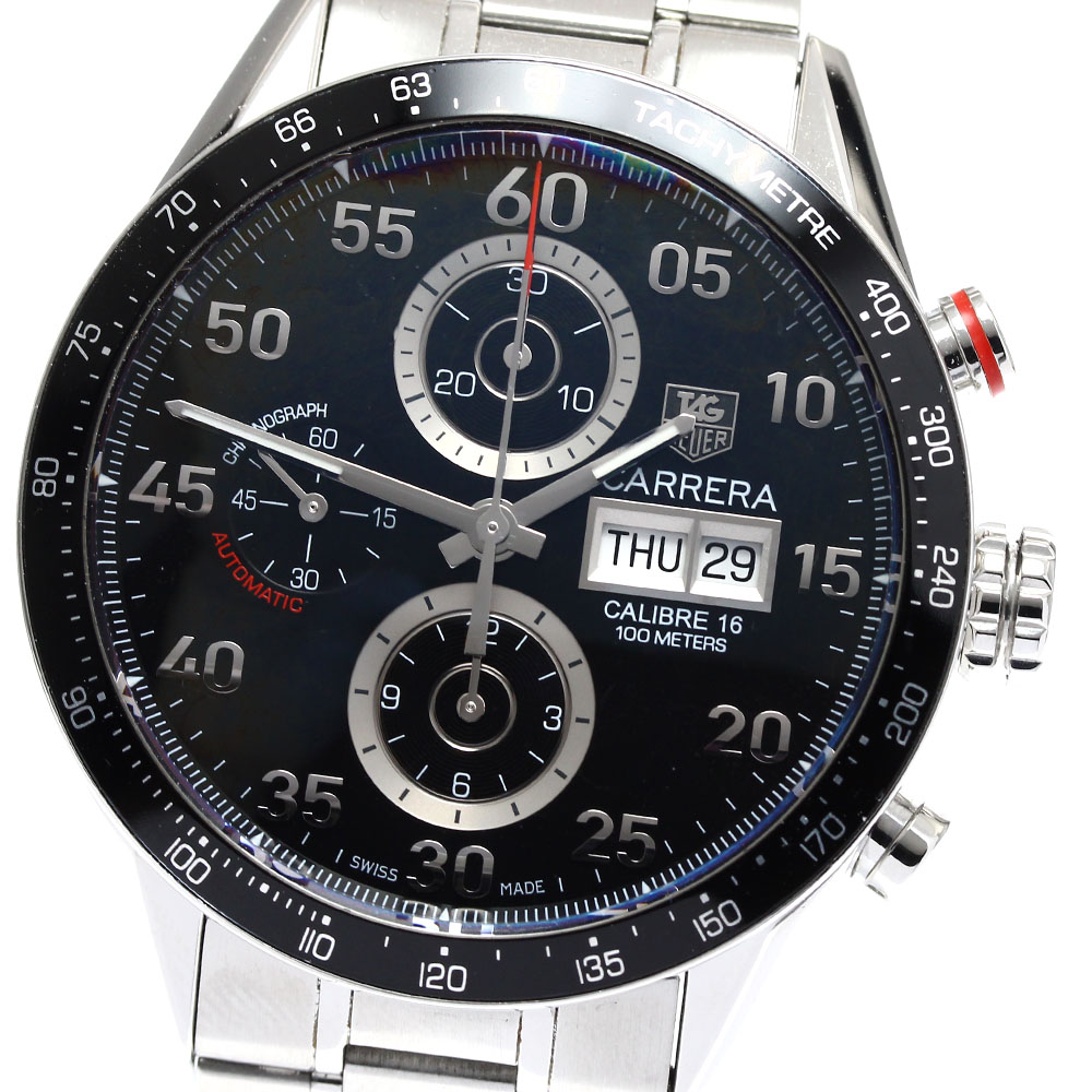 訳あり タグホイヤー TAG HEUER CV2A10 カレラ クロノグラフ 自動巻き メンズ _901207【中古】