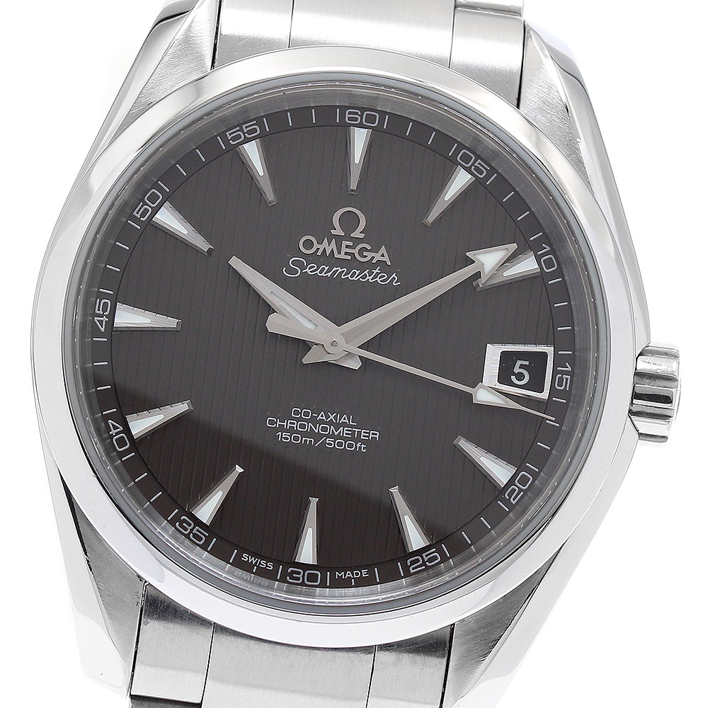 オメガ OMEGA 231.10.39.21.06.001 シーマスター アクアテラ デイト コーアクシャル 自動巻き メンズ 良品 _890153【中古】 206,140円