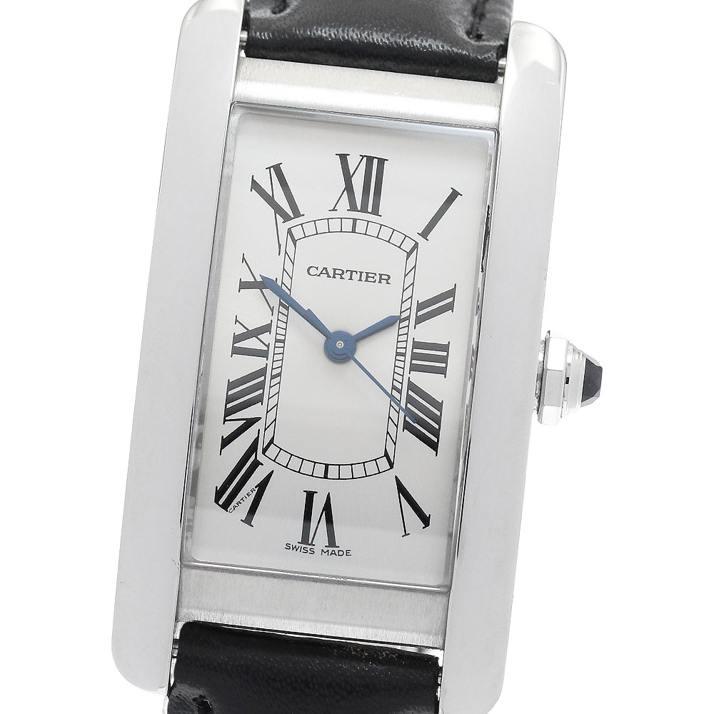 美品　カルティエ CARTIER WSTA0043 タンクアメリカンSM 楽天市場】カルティエ 【CARTIER】 タンクアメリカンSM WSTA0043