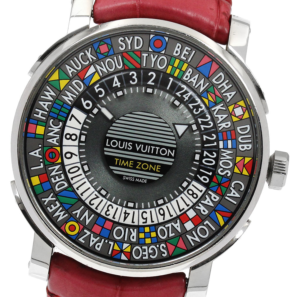 ルイヴィトン エスカルテーブルクロック Q5Q000 置き時計 クォーツ