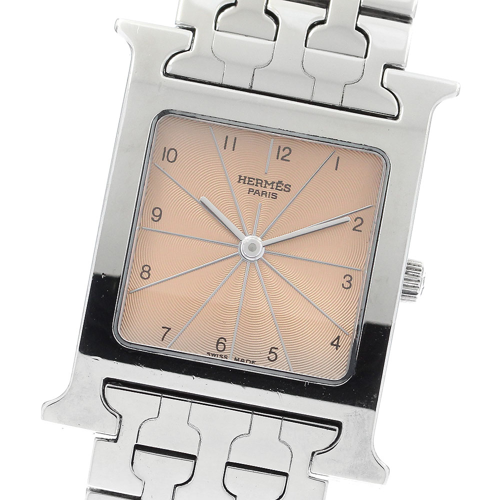 エルメス HERMES HH1.510 H御覧になる 石英 ボーイズ _896502【中古】