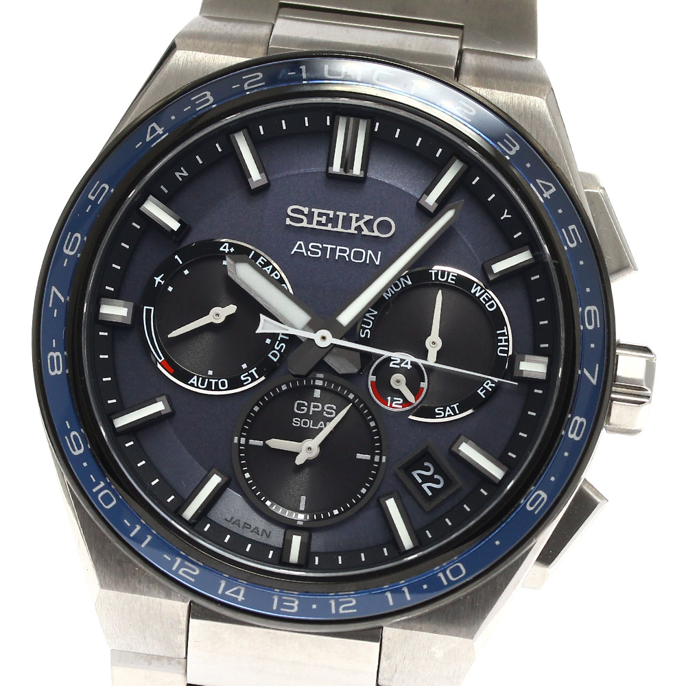 セイコー SEIKO SBXC109/5X53-0BR0 アストロン デイデイト GPS ソーラー電波 メンズ 箱・保証書付き_901987【中古】