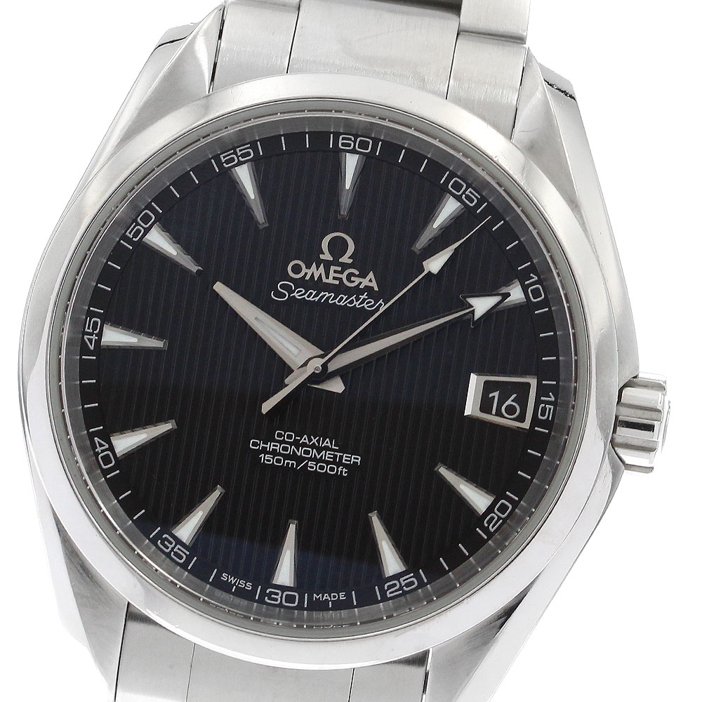 オメガ OMEGA 231.10.39.21.01.001 シーマスター アクアテラ デイト コーアクシャル 自動巻き メンズ _901183【中古】