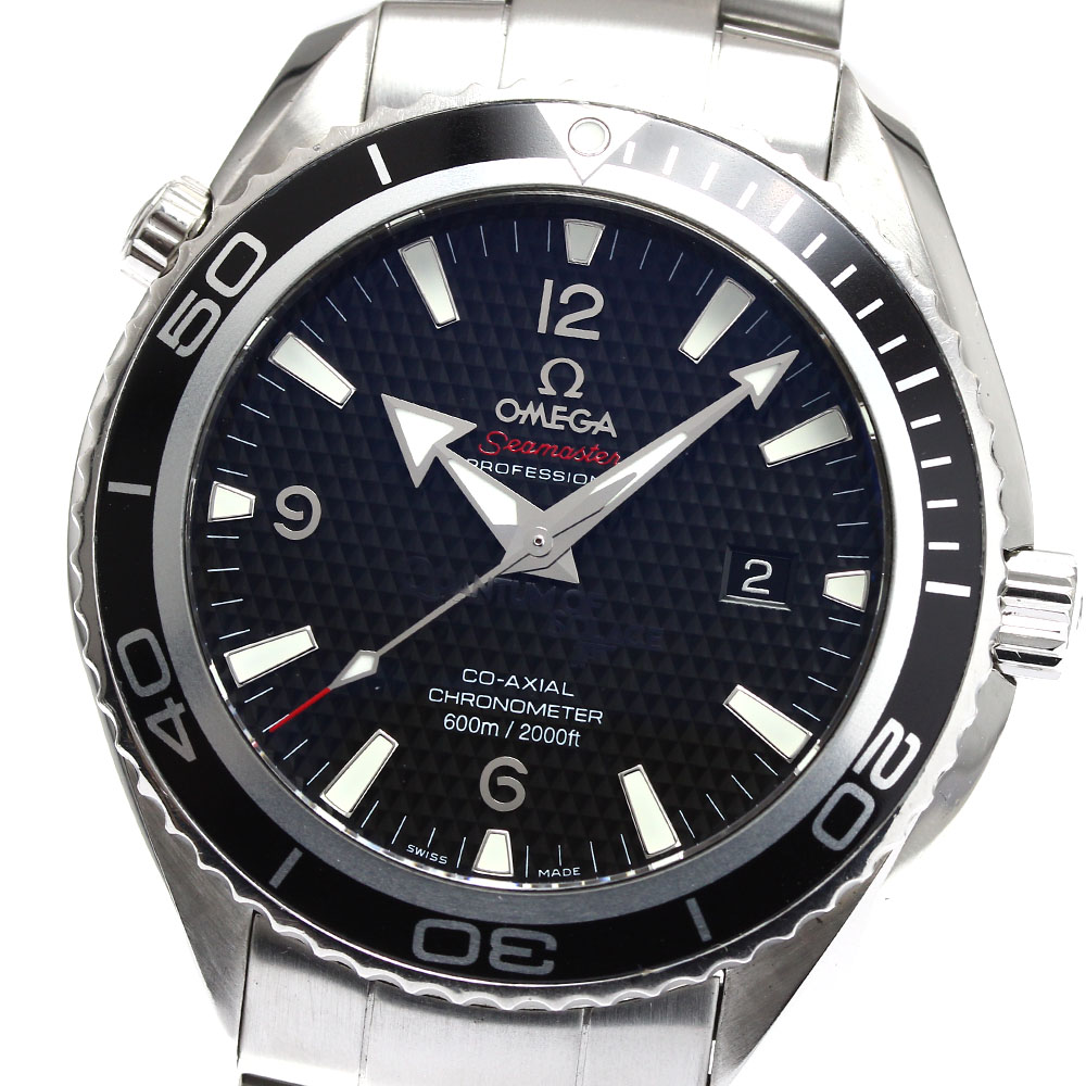 オメガ OMEGA 222.30.46.20.01.001 シーマスター 600 プラネットオーシャン007限定 5007本限定 自動巻き メンズ 良品 保証書付き_890507【中古】
