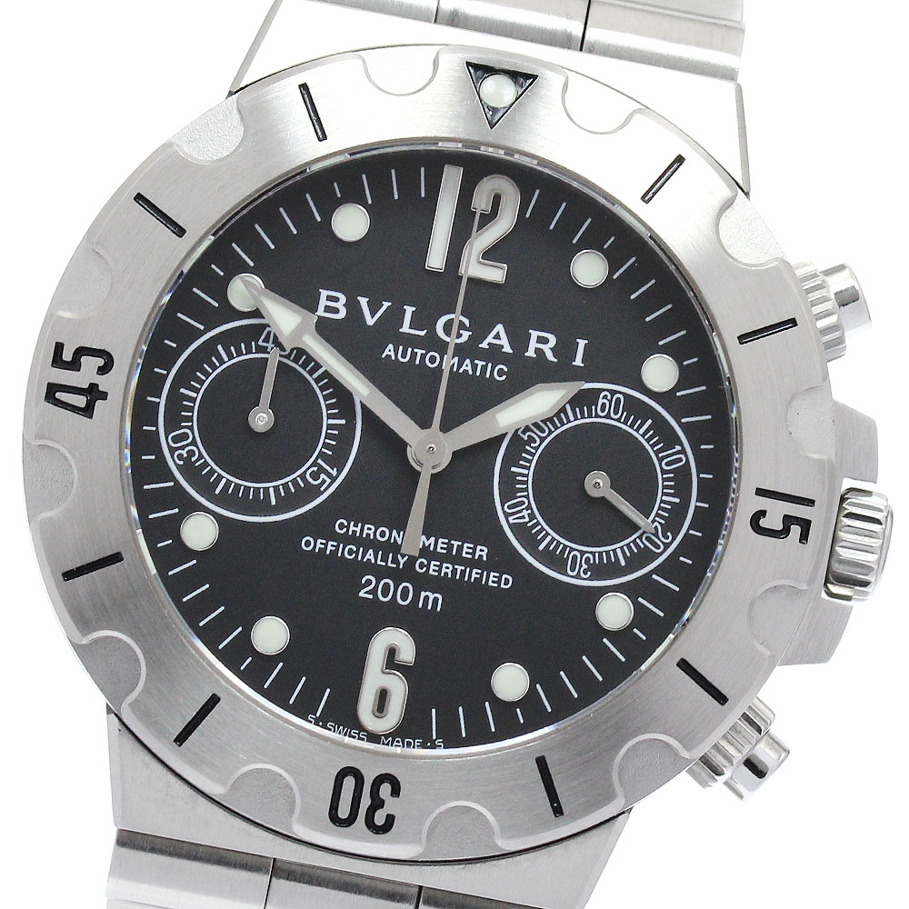 楽天市場】【BVLGARI】ブルガリ ディアゴノ スクーバ K18YG クロノ