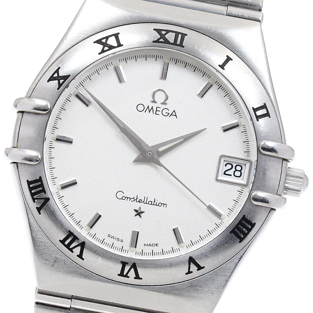ゼロ OMEGA 1512.30 コンステレーション デイト 石英 メンズ 御墨付き付き添い人_902863【電子ボルト15】【中古】