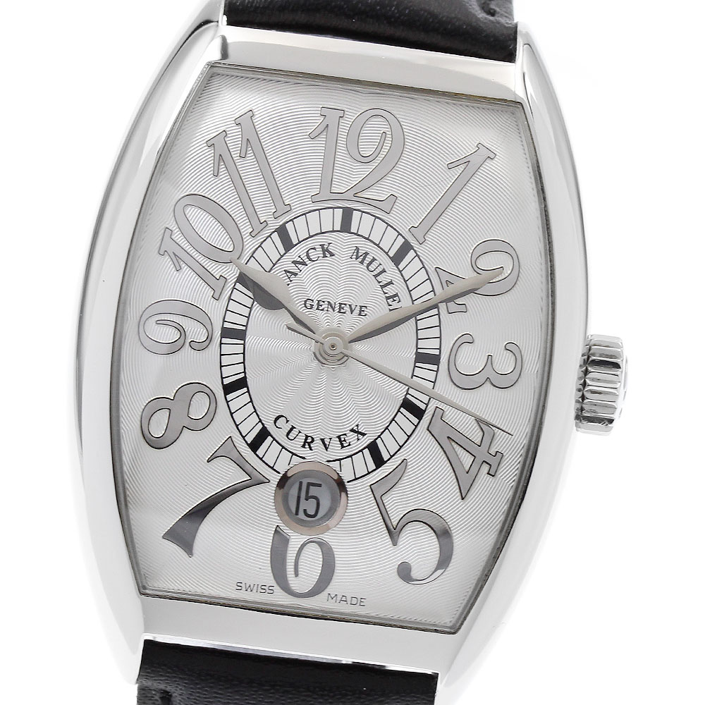 フランクミュラー FRANCK MULLER 7851SCDTREL トノウ カーベックス レリーフ デイト 自動巻き メンズ _892150【中古】
