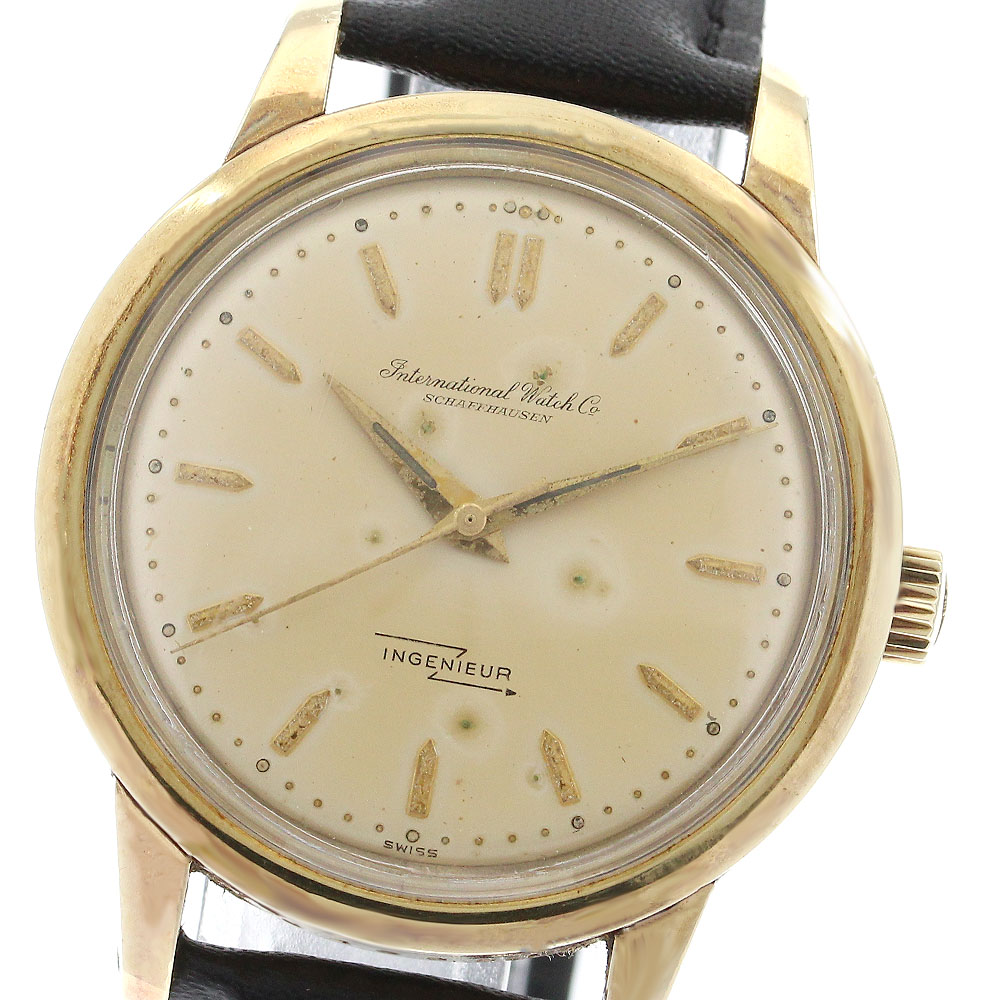 IWC IWC SCHAFFHAUSEN インヂュニア Cal.853 ヴィンテージ リアル魚リューズ 自動巻き メンズ _903535【中古】