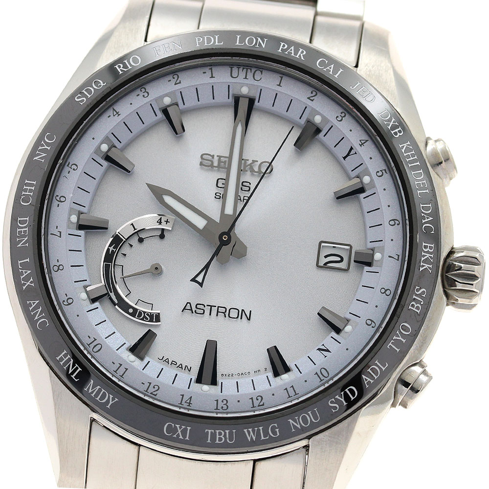 セイコー SEIKO SBXB093/8X22-0AG0-2 アストロン デイト ソーラー電波 メンズ 良品 保証書付き_903890【中古】|CLOSER