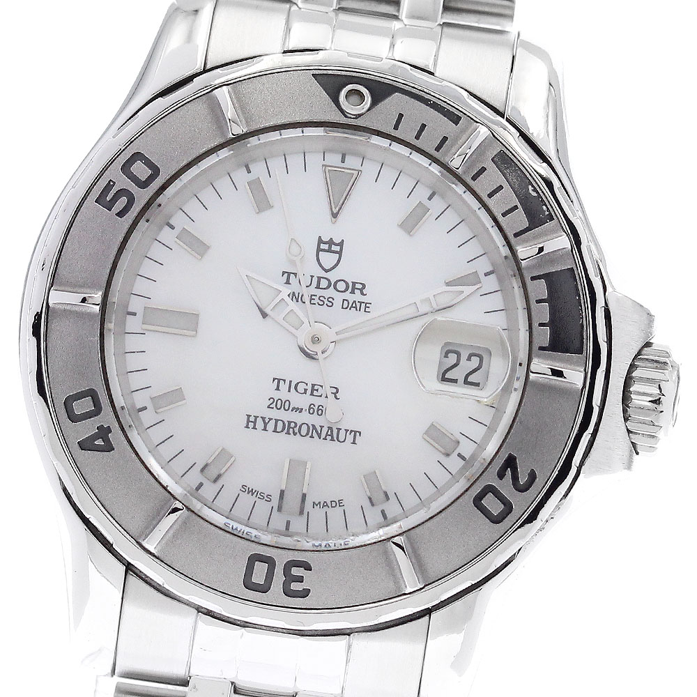 チュードル TUDOR 99090P 御姫様 デイト ハイドロ万覚え帳 虎 自動小銃一巻き レディース _898176【電子ボルト10】【中古】