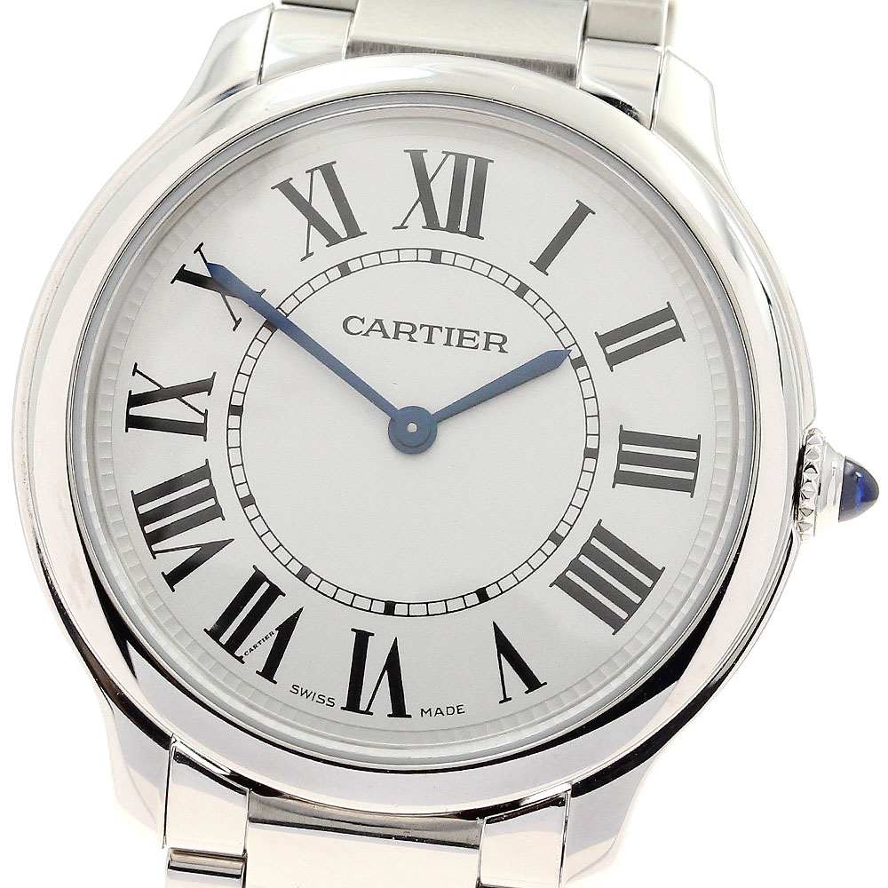 カルティエ CARTIER WSRN0034 ロンド船檣 ドゥ カルティエ 36MM 石英 ボーイズ 良品 お墨付き付き添い人_898726【中古】