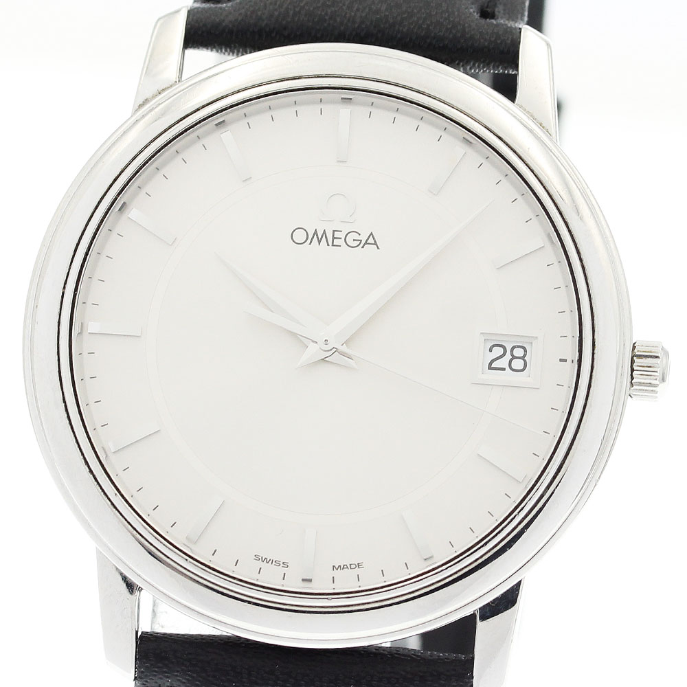 オメガ OMEGA 4510.31 デビル プレステージ デイト クォーツ メンズ _890955【中古】