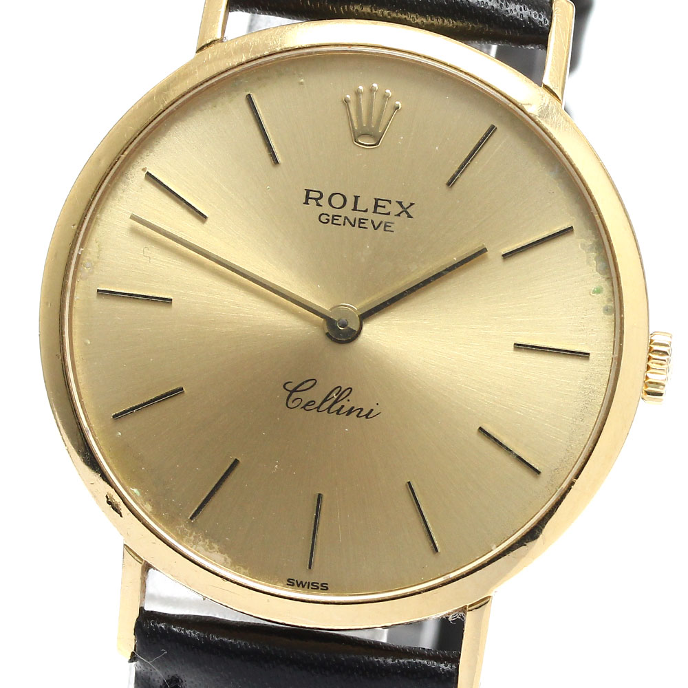 楽天市場】ロレックス ROLEX チェリーニ 4114/8 OH済 X番 K18YG