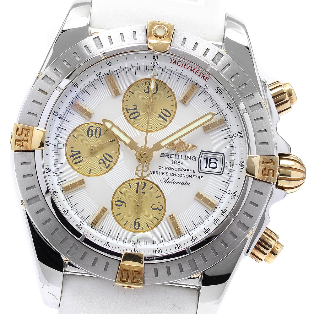ブライトリング BREITLING B13356 クロノマットエボリューション デイト 自動巻き メンズ 保証書付き_902011【ev10】【中古】 178,101円