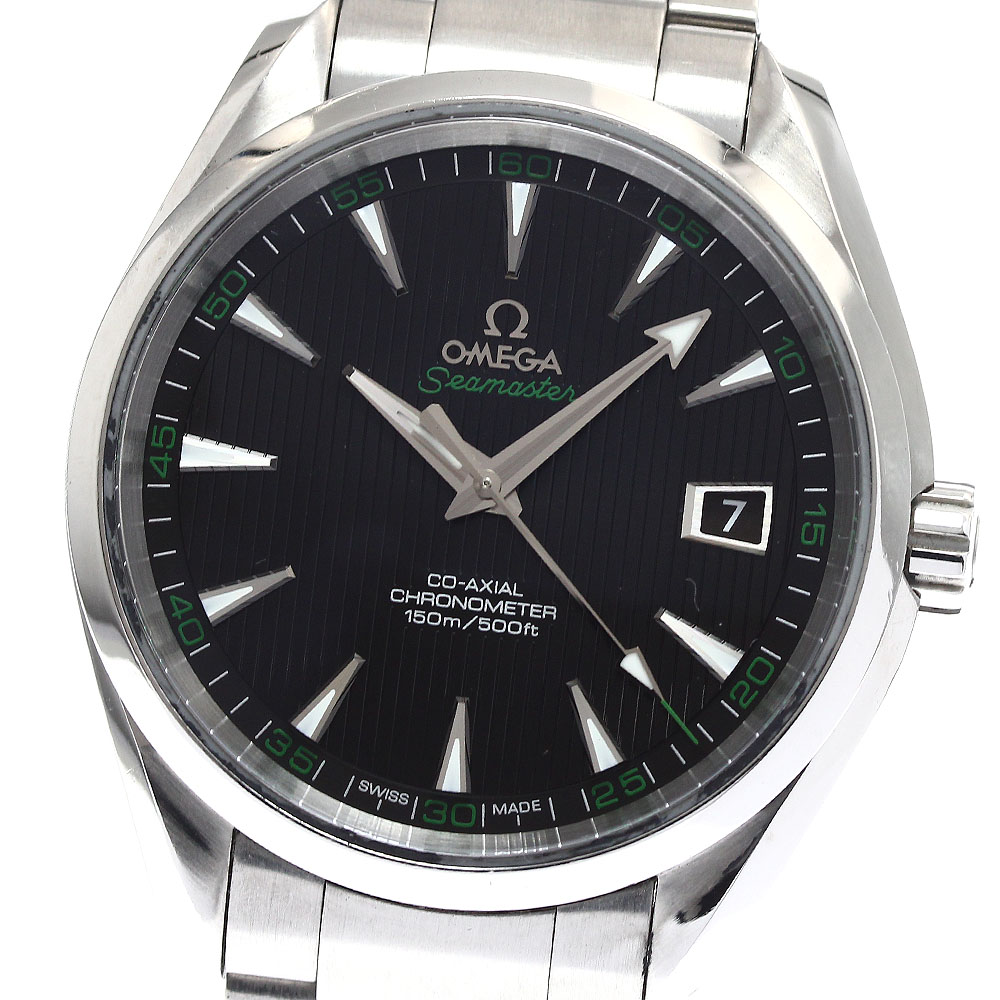 オメガ OMEGA 231.10.42.21.01.001 シーマスター アクアテラ コーアクシャル 自動巻き メンズ 箱・保証書付き_898067【中古】