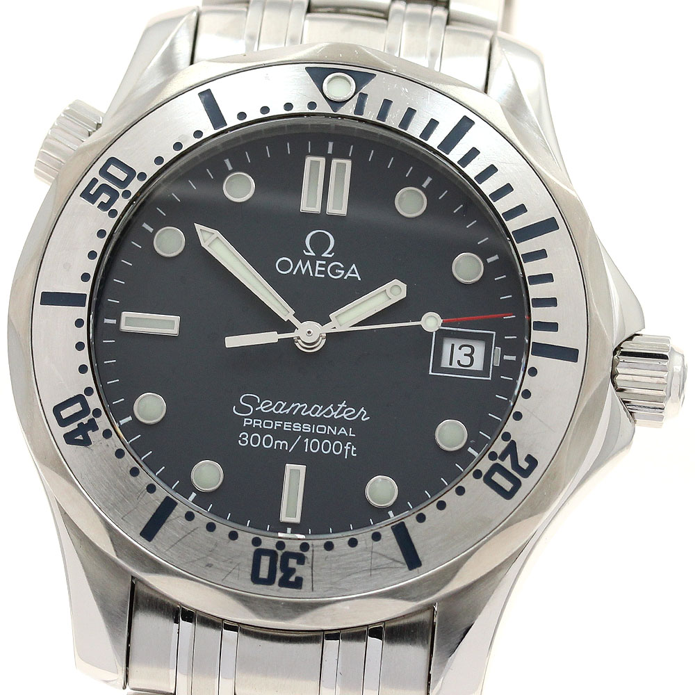 楽天市場】オメガ OMEGA 2263.80 シーマスター300 デイト クォーツ  