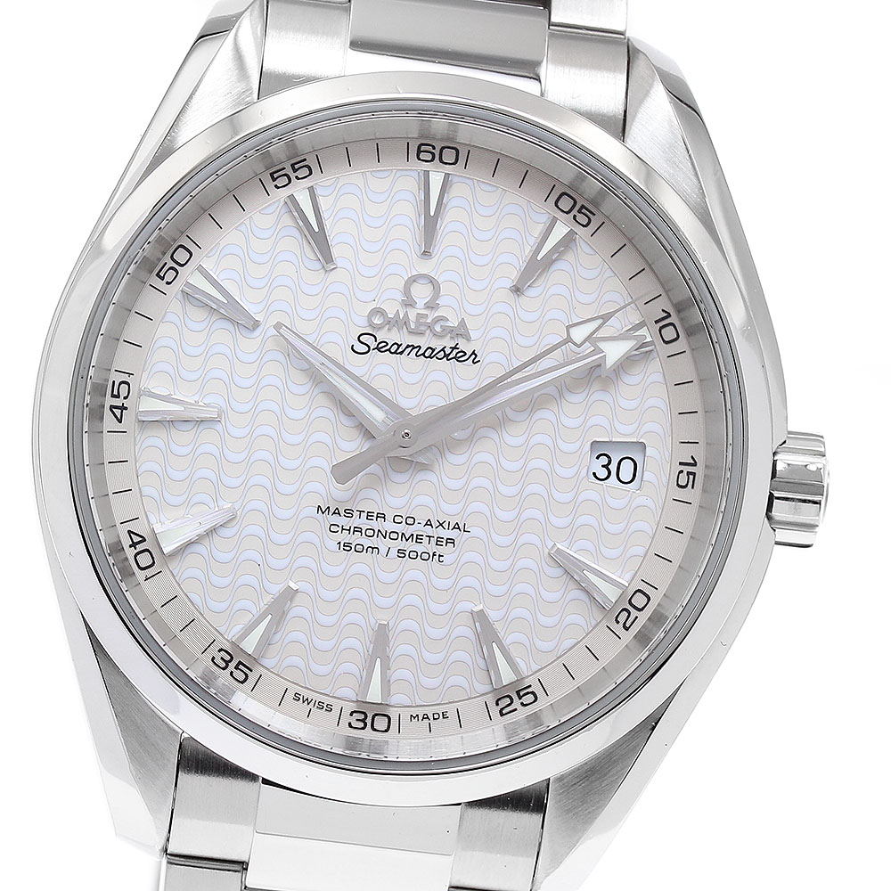 オメガ OMEGA 231.10.42.21.02.006 シーマスター アクアテラ コーアクシャル デイト 自動巻き メンズ 良品 _898752【中古】