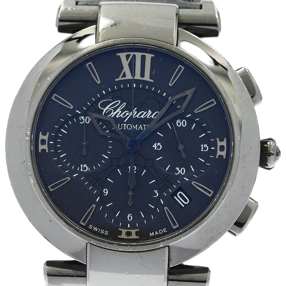 ショパール Chopard 388549-3007 インペリアーレ クロノグラフ デイト 自動巻き メンズ _903339【ev10】【中古】