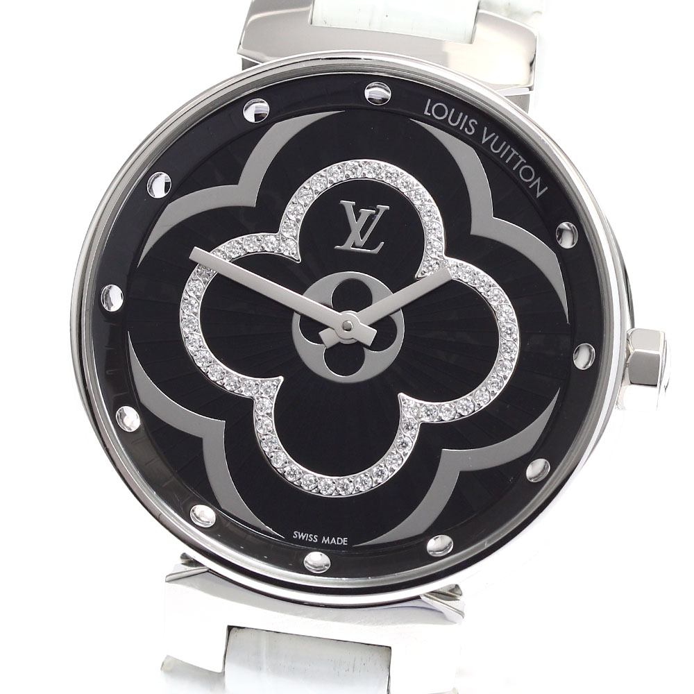 ルイ・ヴィトン LOUIS VUITTON QA020 タンブール ムーンディヴァイン 金剛石 石英 レディース _900215【中古】