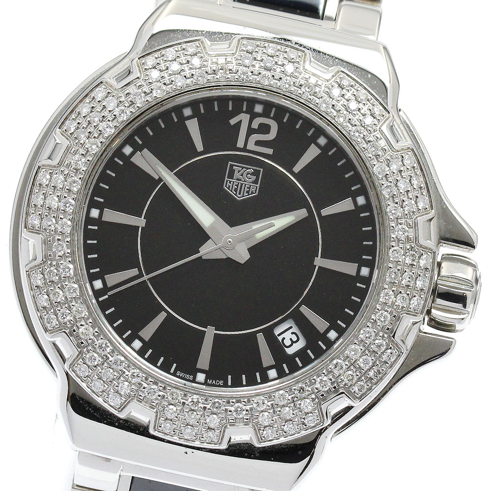 タグホイヤー TAG HEUER WAH1214.BA0859 フォーミュラー1 ダイヤベゼル クォーツ レディース 美品 箱・保証書付き_899530【中古】