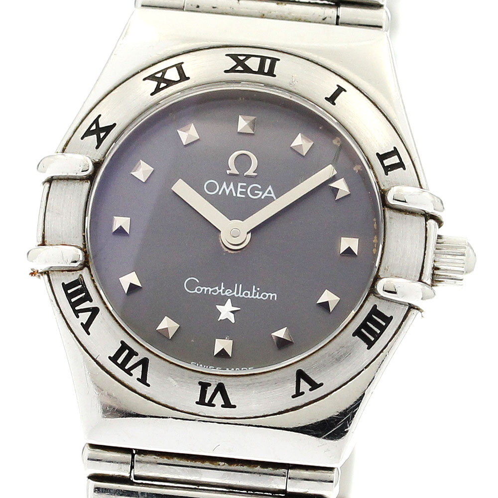 ゼロ OMEGA 1561.51 コンステレーションミニ マイチョイス 石英 レディース _878710【中古】