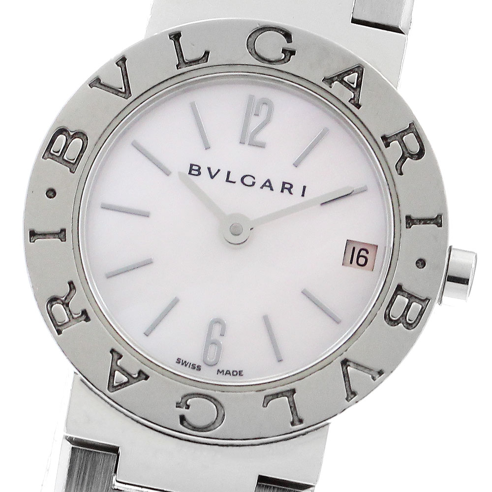 ブルガリ BVLGARI BB23SS ブルガリブルガリ デイト クォーツ レディース _881355【中古】