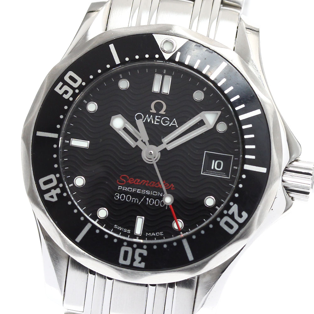 ゼロ OMEGA 212.30.28.61.01.001 シーマスター300 デイト 石英 レディース _901925【中古】