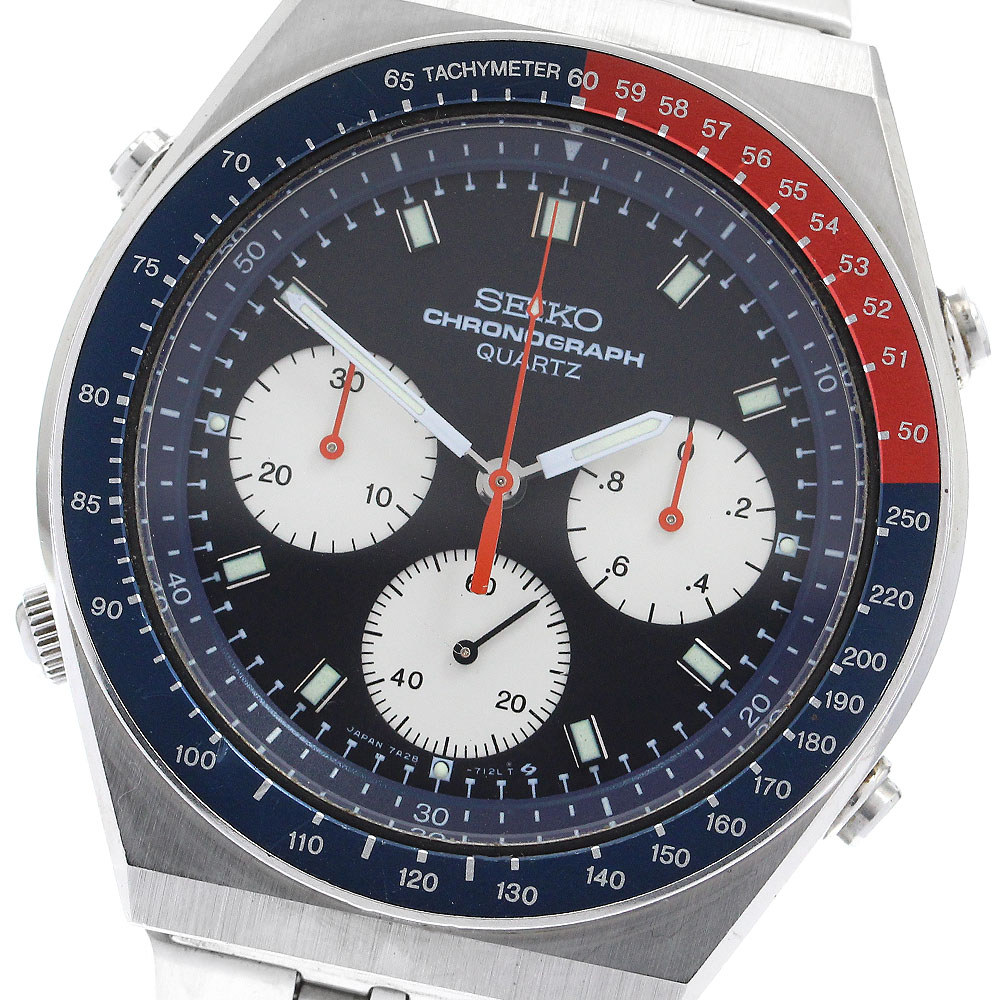 SEIKO　セイコー　スピードタイマー　クロノグラフ　7A28-7010 SEIKO】セイコー『スピードマスター クロノグラフ』7A28-7010 33