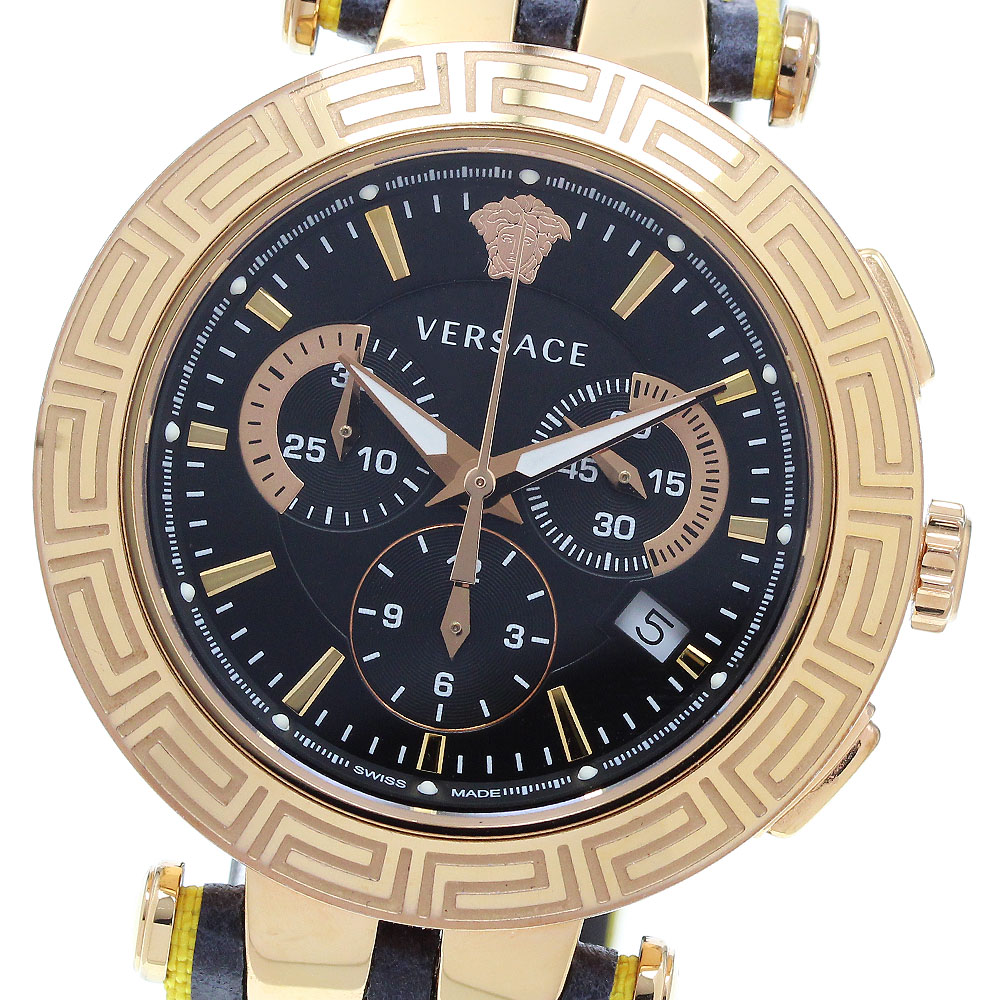 楽天市場】箱付【VERSACE】ヴェルサーチ Vレース GMT アラーム 29G