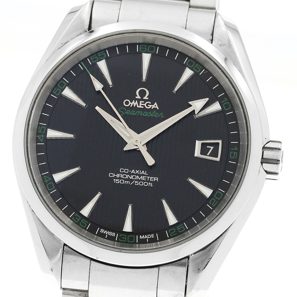 オメガ OMEGA 231.10.42.21.01.001 シーマスター アクアテラ コーアクシャル 自動巻き メンズ 保証書付き_901128【中古】