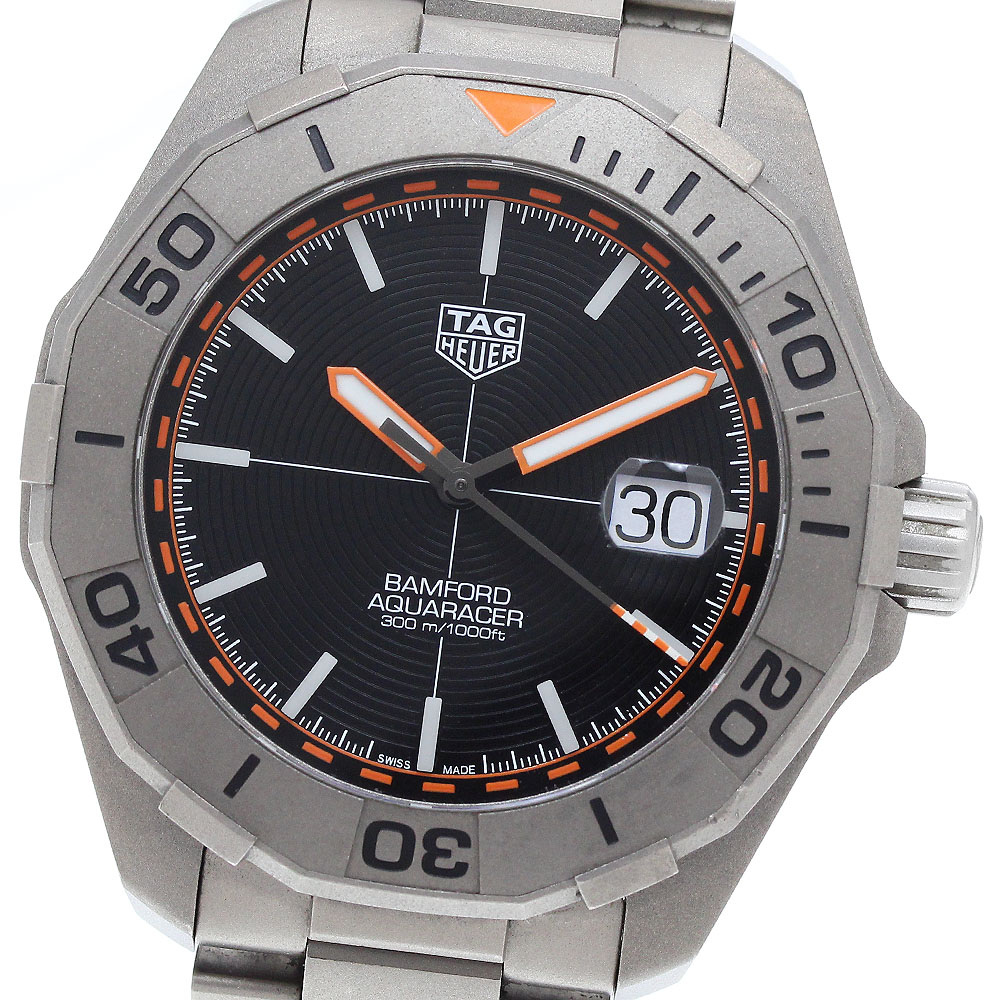 タグホイヤー TAG HEUER WAY208F.BF0638 アクアレーサー バンフォード デイト 世界限定1500本 自動巻き メンズ 良品 保証書付き_905955【ev15】【中古】｜CLOSER