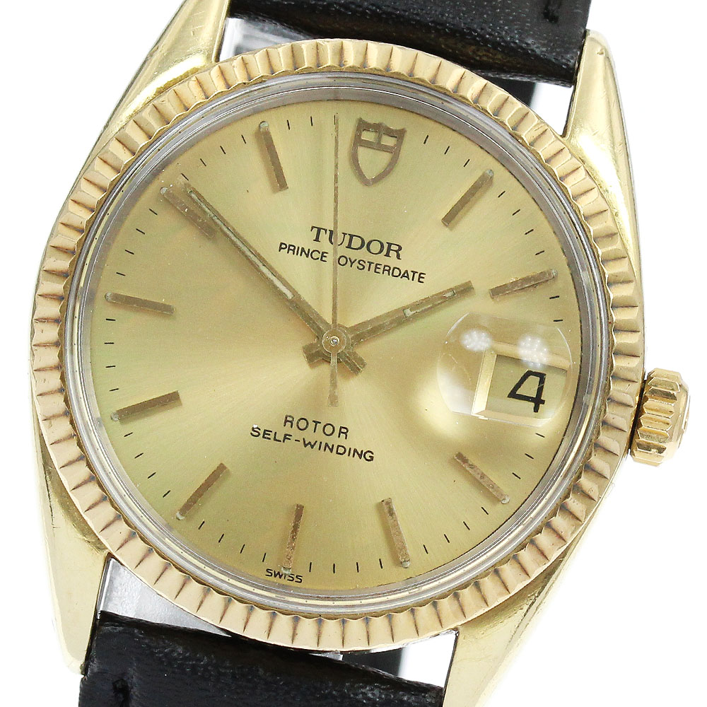 チュードル TUDOR 75205 プリンスオイスターデイト YGベゼル キロカロリー.2824-2 自動小銃一巻き ボーイズ _899273【中古】