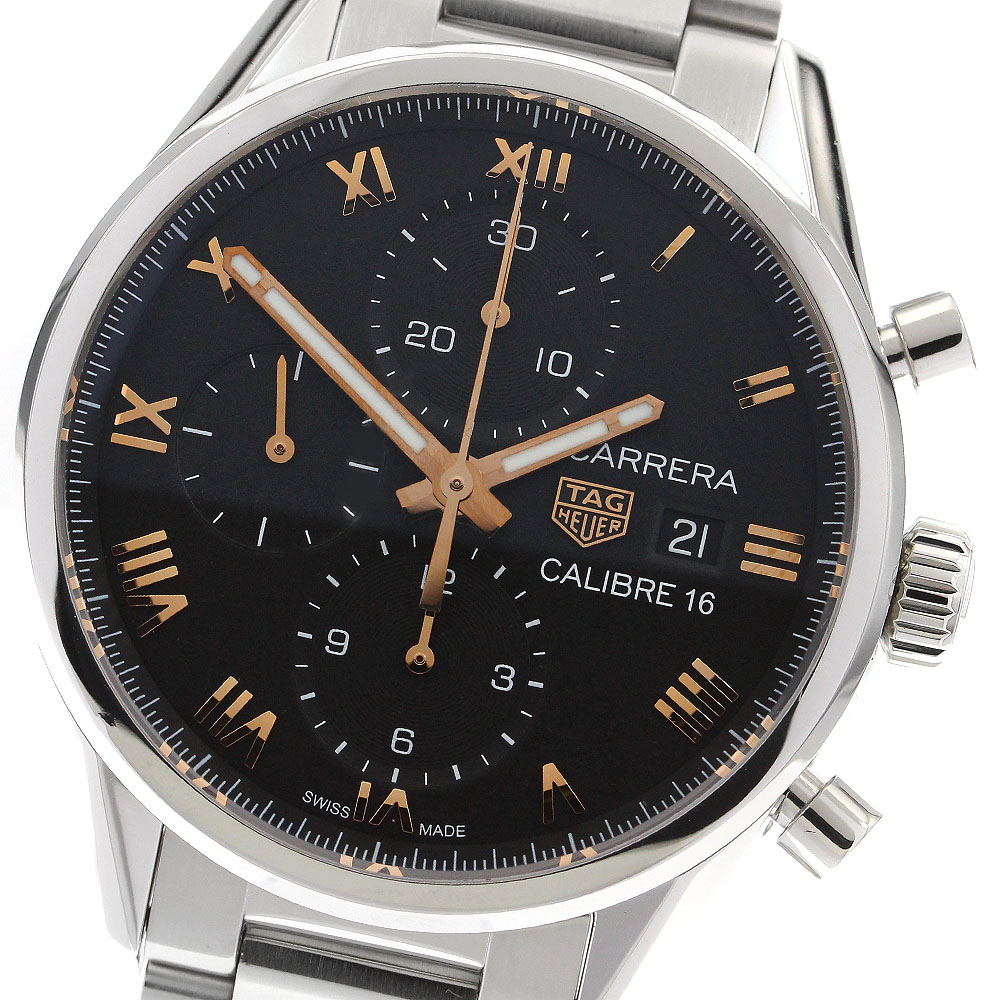 タグホイヤー TAG HEUER CBK2113.BA0715 カレラ キャリバー16 日本限定400本 自動巻き メンズ 良品 保証書付き_904443【中古】