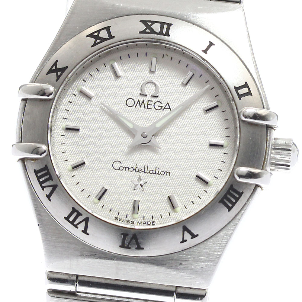 オメガ OMEGA 1562.30 コンステレーションミニ クォーツ レディース 保証書付き_905505【中古】