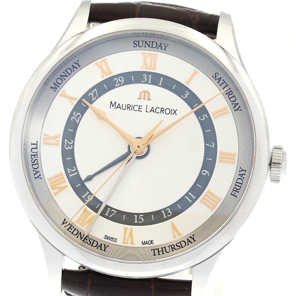 モーリスラクロア MAURICE LACROIX MP6507-SS001-110-3 マスターピース 5ハンズ 自動巻き メンズ 未使用品 保証書付き_861788【中古】|CLOSER