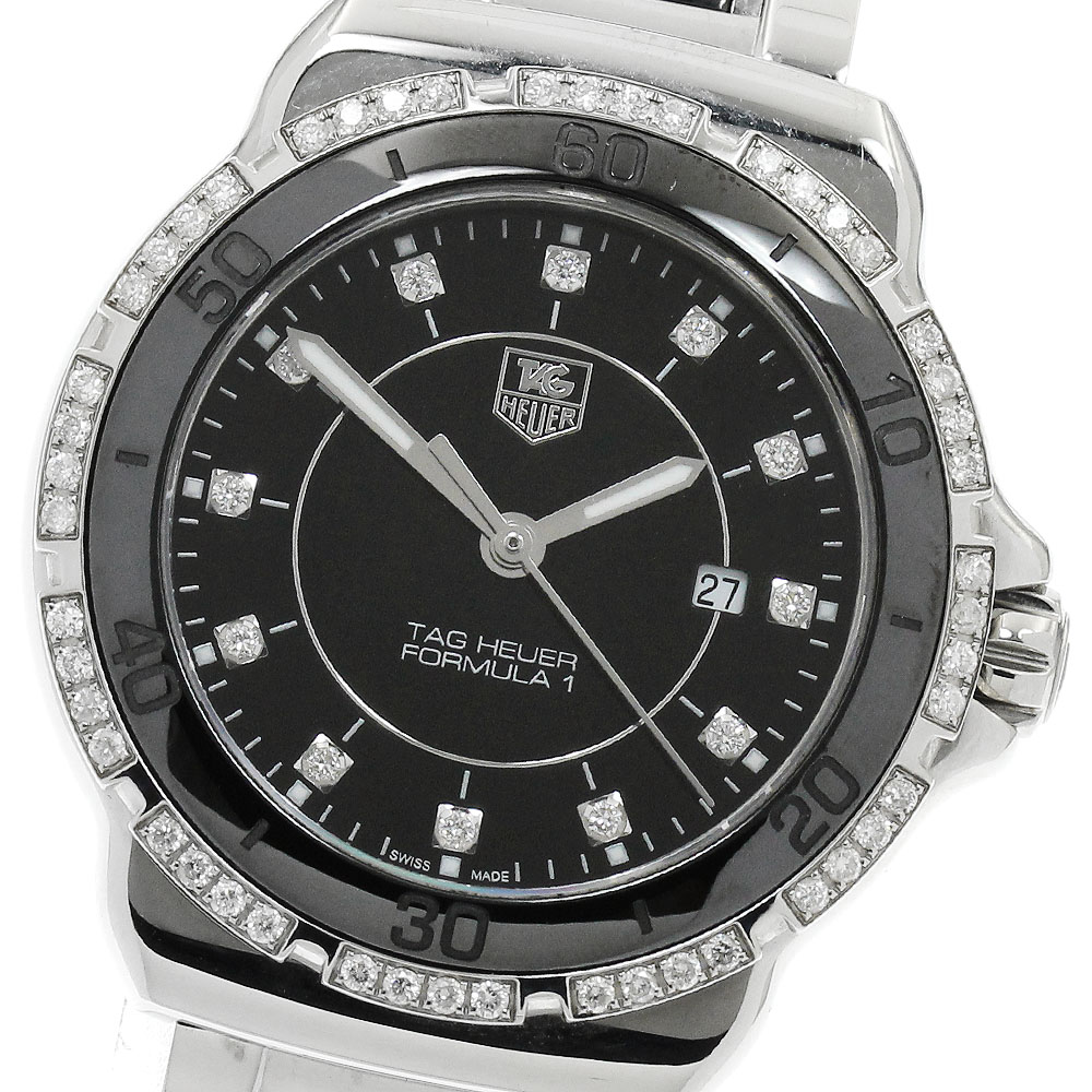 タグホイヤー TAG HEUER WAH1312 フォーミュラー1 12P ダイヤベゼル 石英 レディース 良品 _907138【中古】