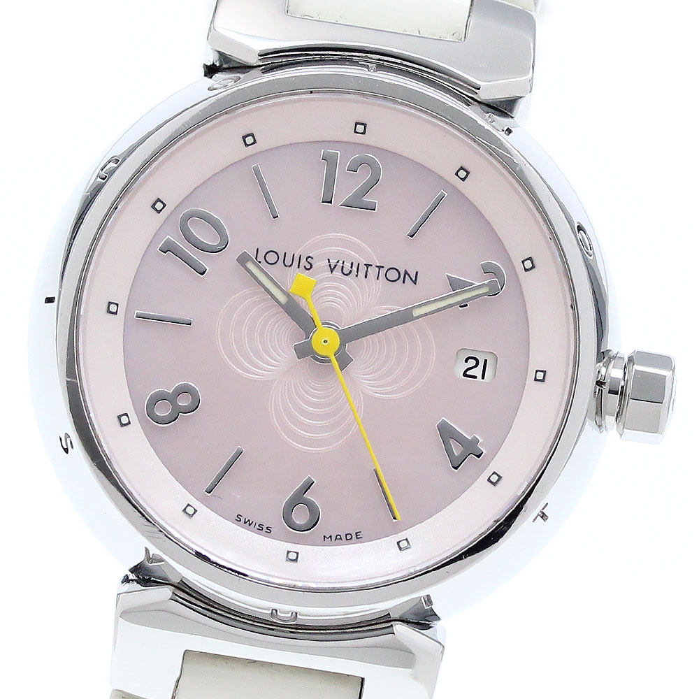 楽天市場】電池交換済 LOUIS VUITTON ルイヴィトン タンブール Q1211