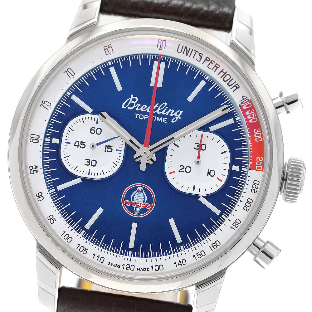ブライトリング BREITLING AB01763A1C1X1 トップタイム B01 シェルビー コブラ クロノグラフ 自動巻き メンズ 未使用品 保証書付き_907285【中古】