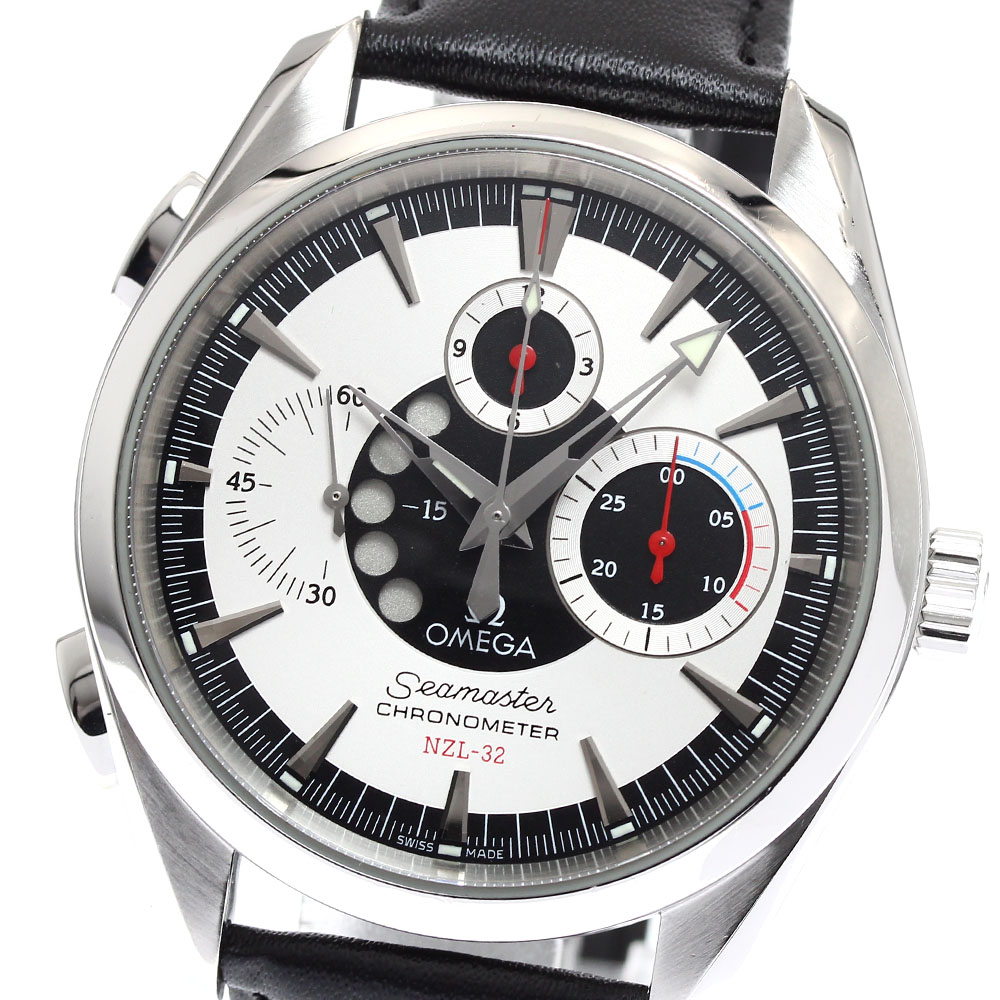 オメガ OMEGA 2813.30.81 シーマスター アクアテラ NZL?32 クロノグラフ 自動巻き メンズ 保証書付き_905763【中古】｜CLOSER