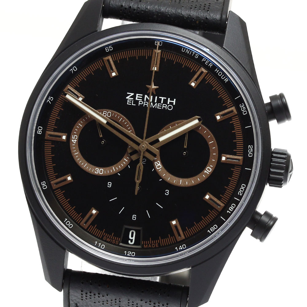 ゼニス ZENITH 24.2042.400/27.R799 エルプリメロ レンジローバー ヴェラール 自動巻き メンズ 良品 箱・保証書付き_908677【中古】