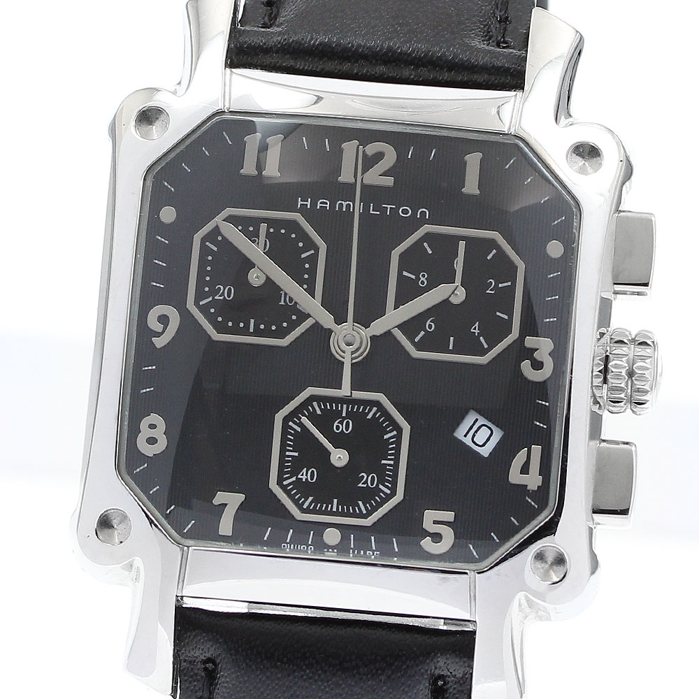 楽天市場】☆良品【HAMILTON】ハミルトン ロイド デイト クロノグラフ